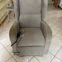 Poltrona elettrica Global Relax grigia a Cremona