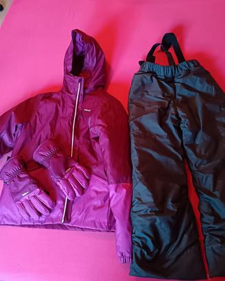 Tuta da sci bambina 14 anni (153–162 cm) 