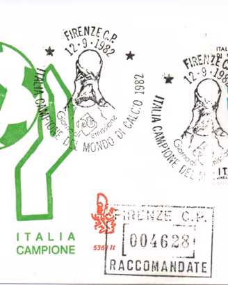 1982 / 1990 COPPA Mondo di  Calcio 3 BUSTE Venetia
