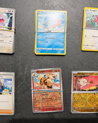 Lotto 98 carte Pokemon espansioni varie