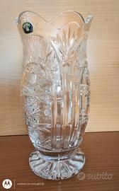 vaso cristallo Boemia 