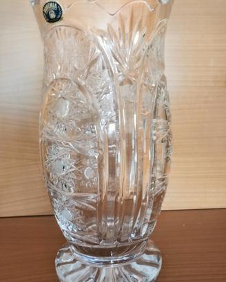 vaso cristallo Boemia 