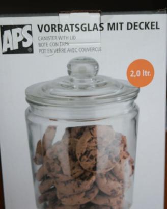 Barattolo vaso vetro con tappo ermetico APS