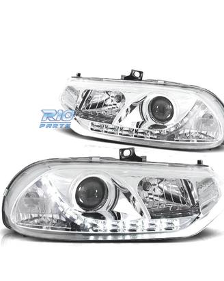 FARI ALFA ROMEO 156 97-03 LUCE DIURNA FONDO CROMAT