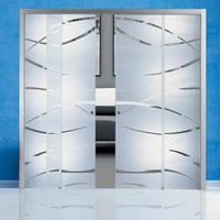 Vetri satinati, sabbiati incisi mod. Marea CASALI