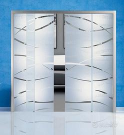 Vetri satinati, sabbiati incisi mod. Marea CASALI