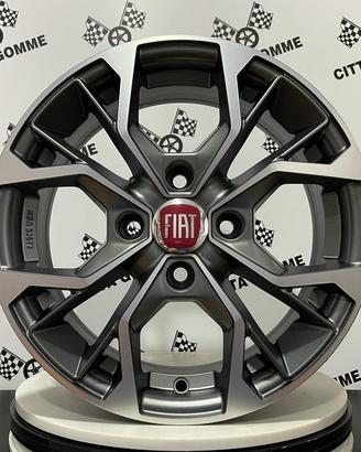 4 CERCHI IN LEGA FIAT PANDA PUNTO 500 BRAVO DA 15
