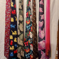 7 cravatte vintage dec.originali seta e altro