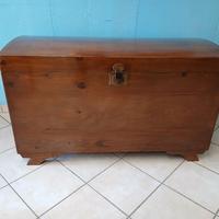 Baule cassapanca legno massello 