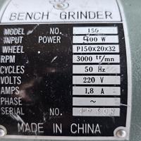 MOLA  AFFILATRICE ,SMERIGLIO DA BANCO V220 500WATT