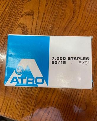 Graffe punti metallici graffette Atro 90/15 5/8" M