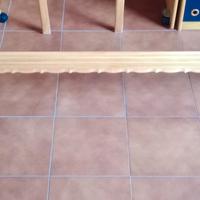 ZINEFFA con binari per tenda in legno decorato