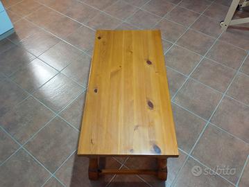 Tavolino legno da salotto 