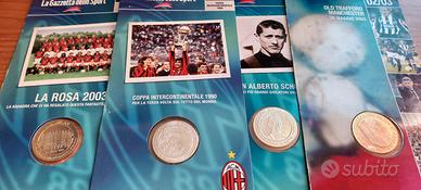 Monete da collezione gazzetta dello sport Milan