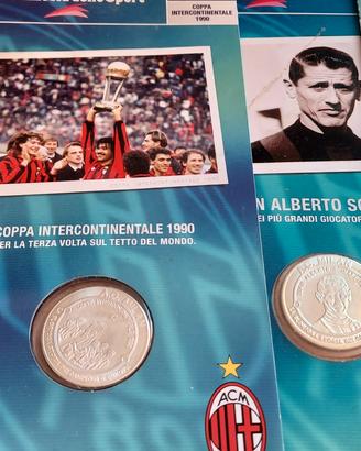 Monete da collezione gazzetta dello sport Milan