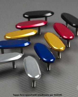 Tappo foro specchietti anodizzato per SUZUKI
