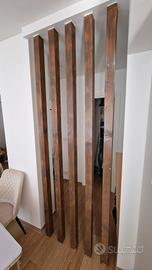 Listello piallato parete divisoria