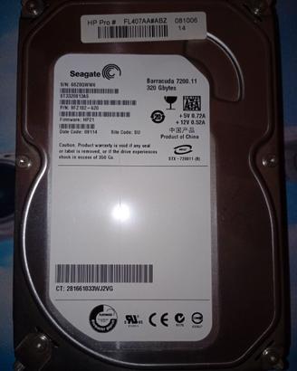 Disco rigido Seagate 320 GB