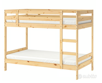 LETTO A CASTELLO IN LEGNO