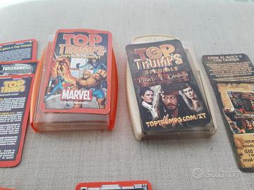 Carte Top Trumps Marvel e Pirati dei Caraibi