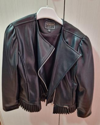 giacca in pelle guess taglia 10 anni