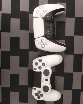 Controller PS5 (DualSense) e PS4 (DualShock 4)