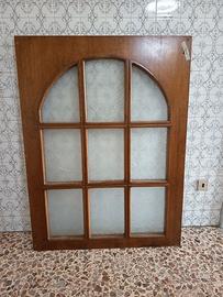 Finestra fissa con vetrata in legno misura 104x139