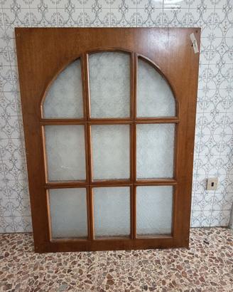 Finestra fissa con vetrata in legno misura 104x139