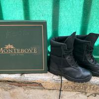 Anfibi MonteBove in pelle e cordura