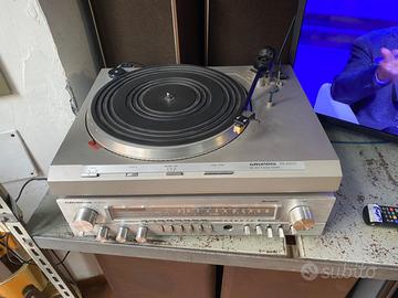 Giradischi e amplificatore Grundig