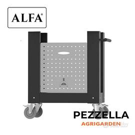 BASE FORNO 3 PIZZE ALFA - PORTA BOMBOLA E LEGNA