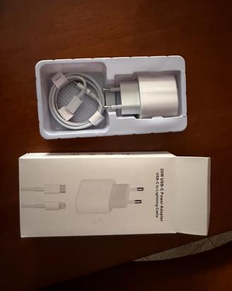 Kit ricarica cavo da usb-c a Lightning + alimenta