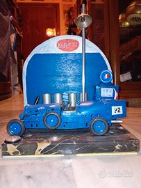 Composizione auto epoca Bugatti artigianale