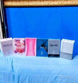 Set di profumi .. n3 donna +3 uomo