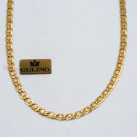 Collana uomo piena in oro giallo 18 kt 750 D.55