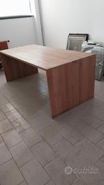 tavolo scrivania in rovere massello, prod. Etnigra