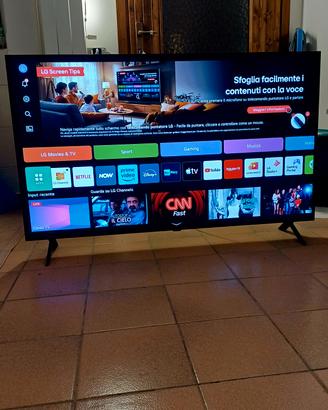 LG 55" QNED 4K 2024-Come nuova +staffa muro