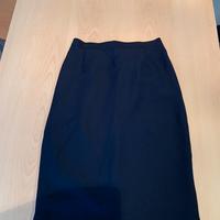 Bella ed elegante gonna blu in poliestere tg.42