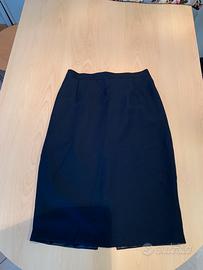 Bella ed elegante gonna blu in poliestere tg.42