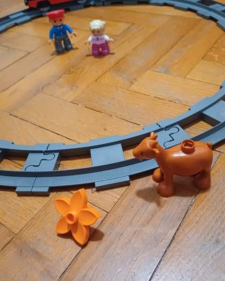 Treno lego duplo + binari