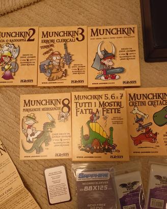 Munchkin base + Espansioni ( 2,3,5,6,7,8,9)