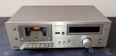 stereo TECHNICS M 12 piastra cassette tape ANNI 80