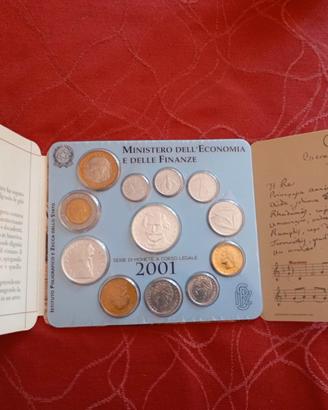 Serie divisionale lira 2001