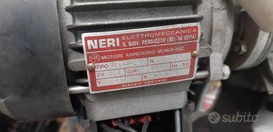 Motore Asincrono Monofase Neri