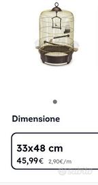 gabbia uccelli nuova 