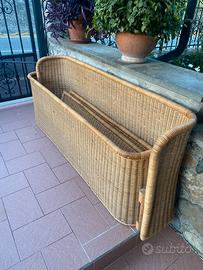 Letto in vimini
