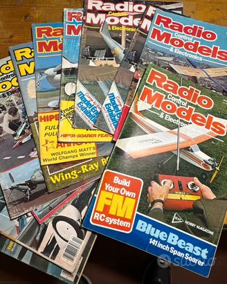 Lotto riviste aeromodellismo ‘70’80 compr spediz.