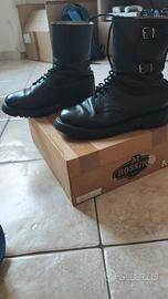 Anfibi Militari Vintage Esercito Italiano 2 Fibbie