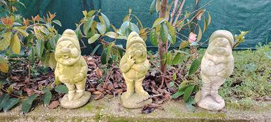 Biancaneve e i sette nani da giardino fine anni 90