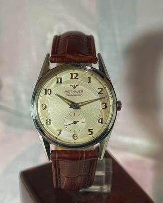 Wittnauer Automatic 1950s "Waffle Dial”